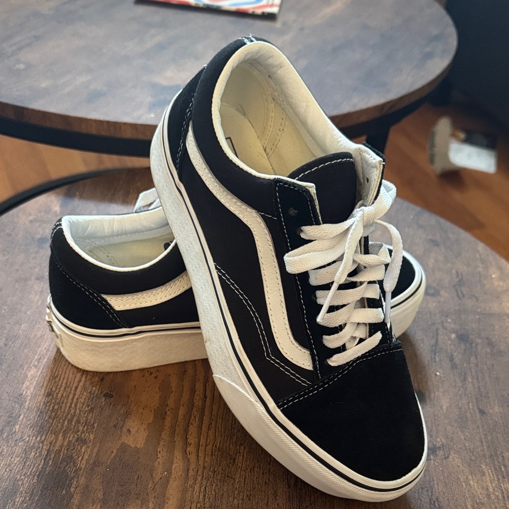 Vans Black and White Women's Sneakers